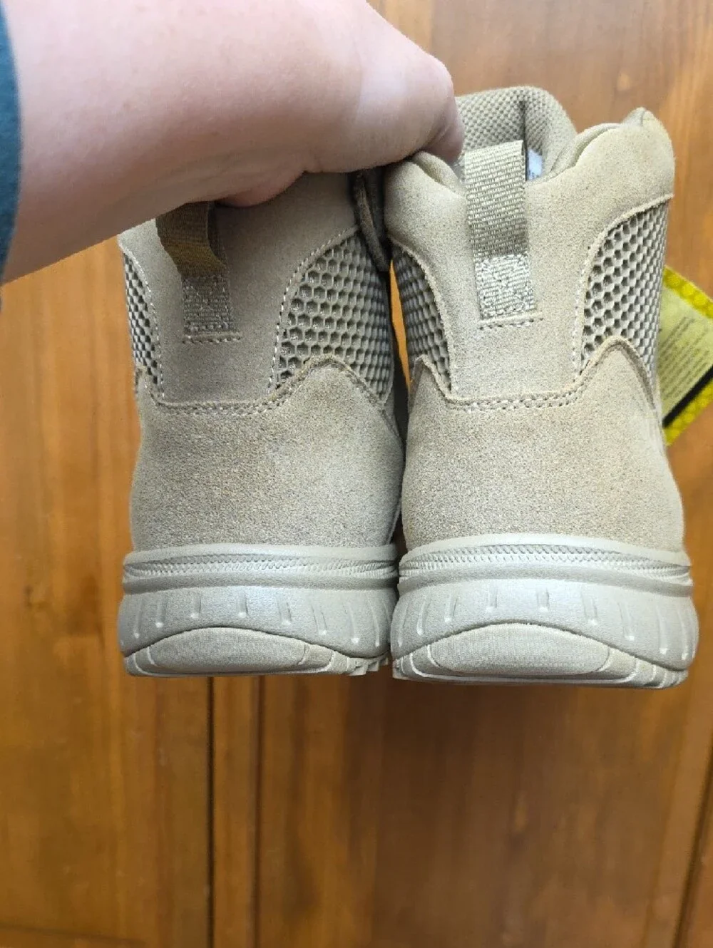 FILA Chastizer SR Men's Tactical Slip Resistant Work Boots Size 12 Tan NEW